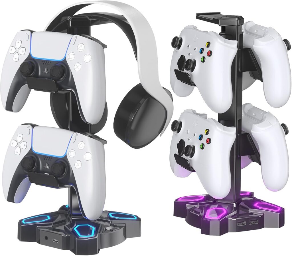 🎮KDD Led Suporte para auriculares gaming