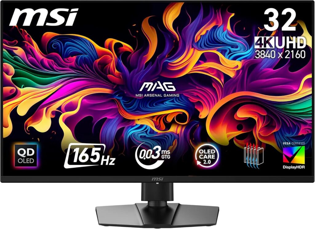 🎮Monitor gaming 32” 4K OLED 165 Hz